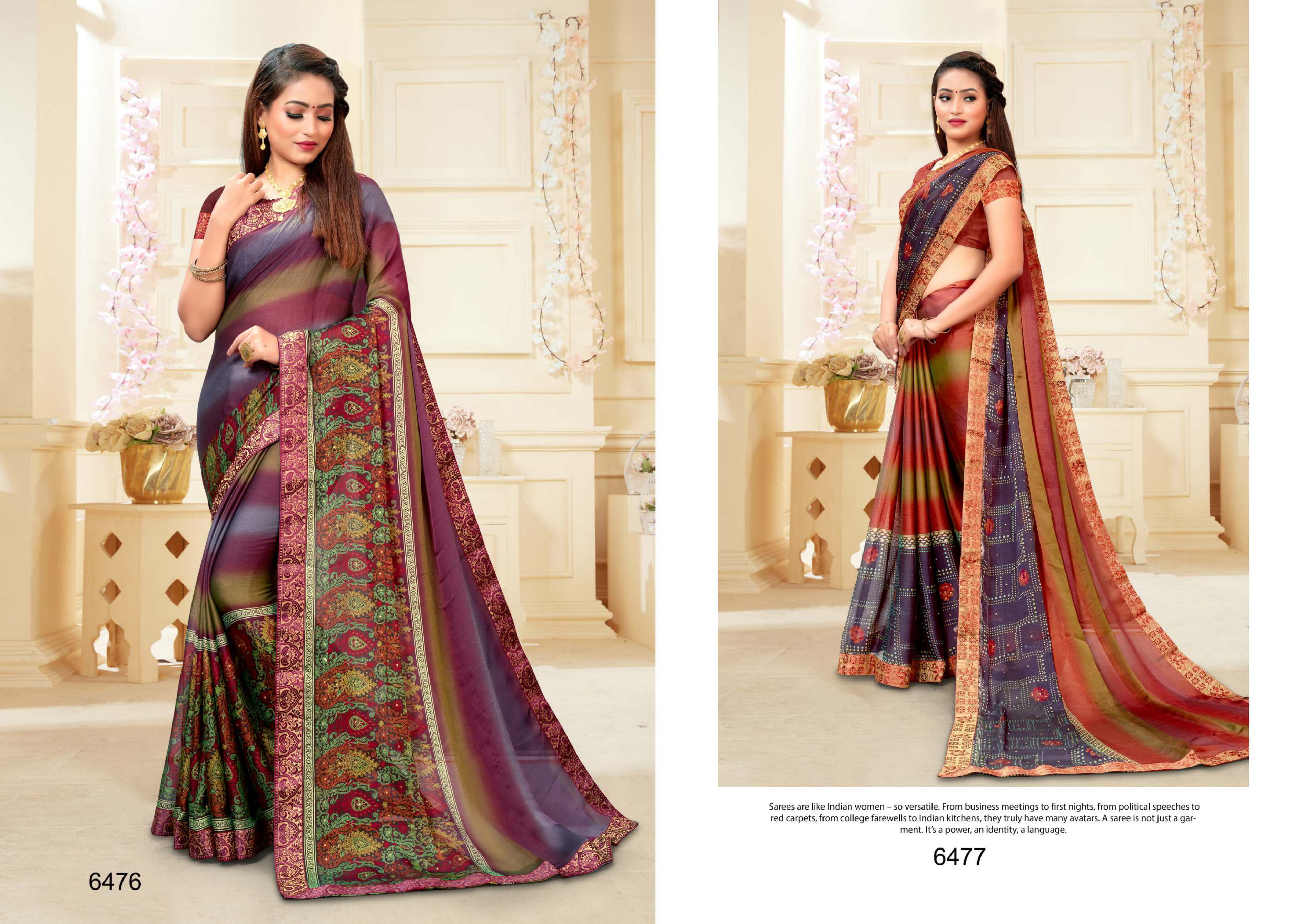 Kodas Presesnts Unnati Regular Wear Printed Sarees Collection