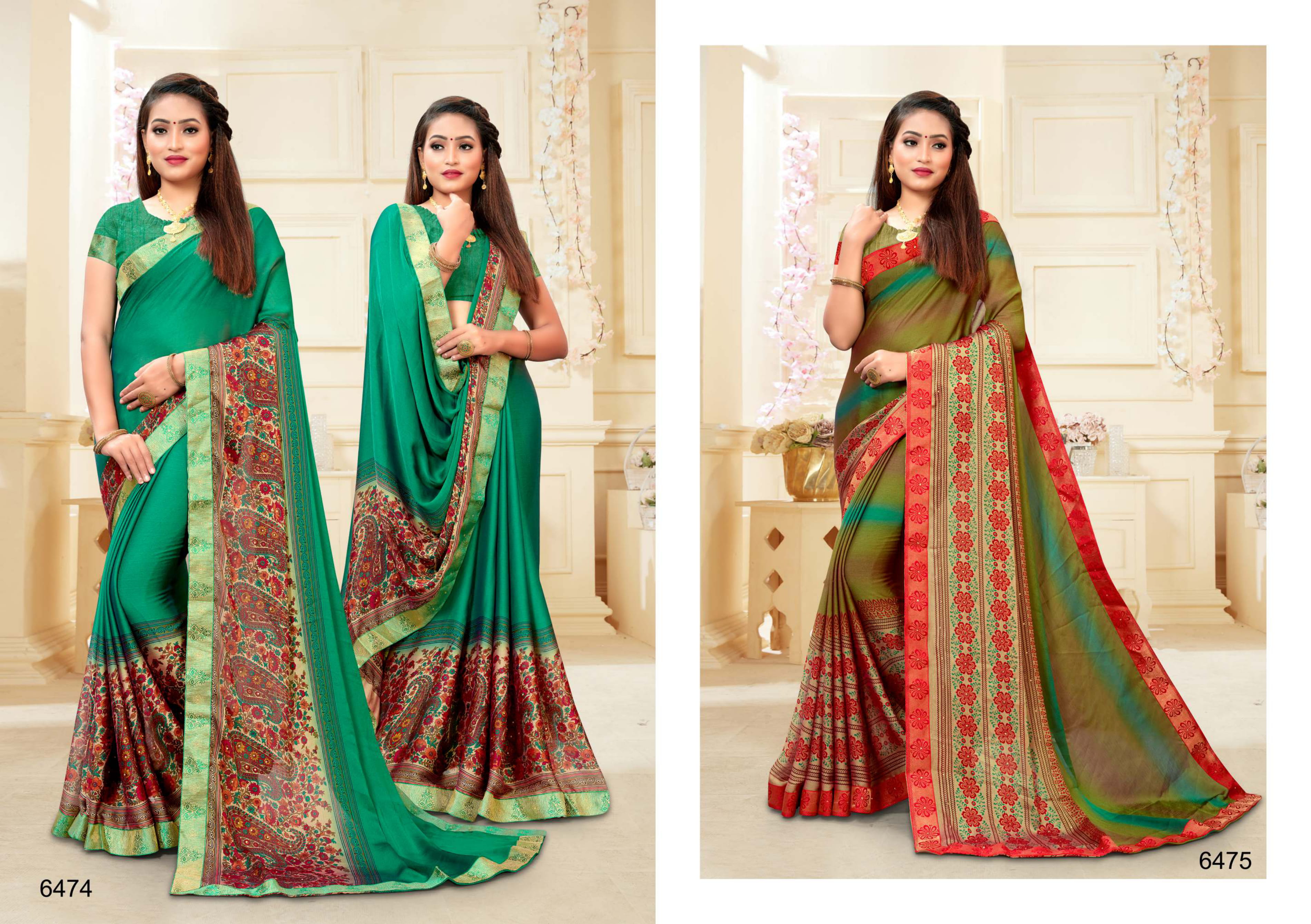 Kodas Presesnts Unnati Regular Wear Printed Sarees Collection