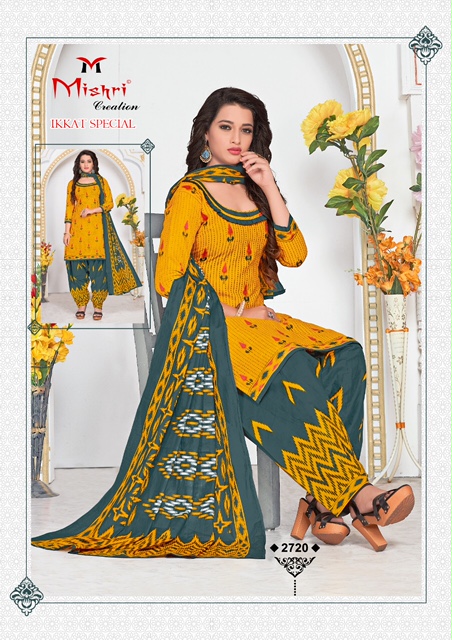 Mishri New Ikkat Special  Vol  2 Regular Wear Dress Material