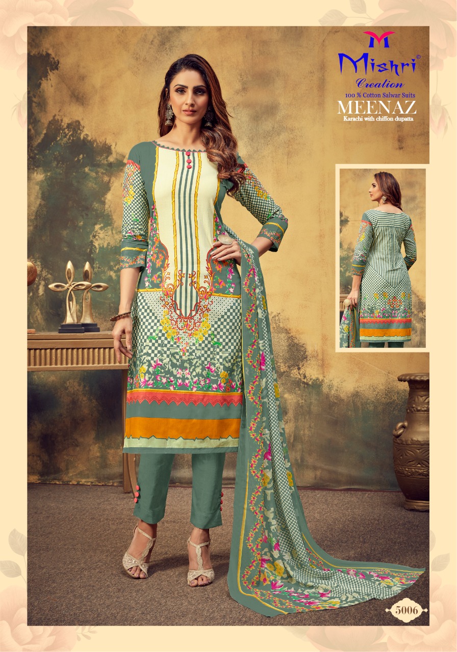 Mishri Presents Meenaz Vol 5 Karachi Dress Material