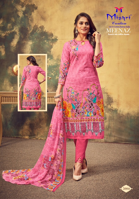 Mishri Presents Meenaz Vol 5 Karachi Dress Material