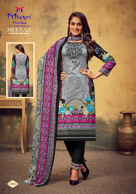 Mishri Presents Meenaz Vol 5 Karachi Dress Material