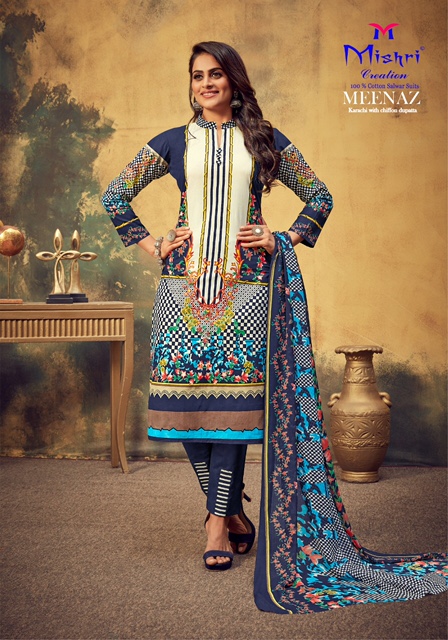 Mishri Presents Meenaz Vol 5 Karachi Dress Material