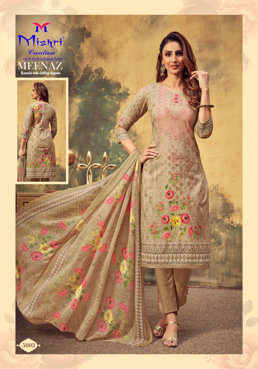 Mishri Presents Meenaz Vol 5 Karachi Dress Material