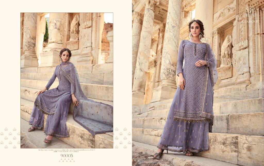 Mohini Launching   Glamour 90 Georgette Designer Dress Material