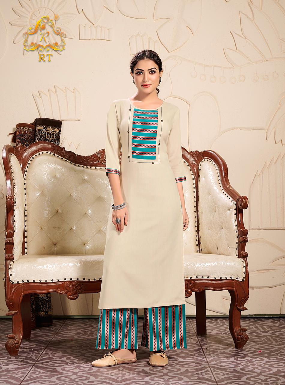 Rt Presents Plazzo Queen Vol 10  Kurti With Bottom Collection