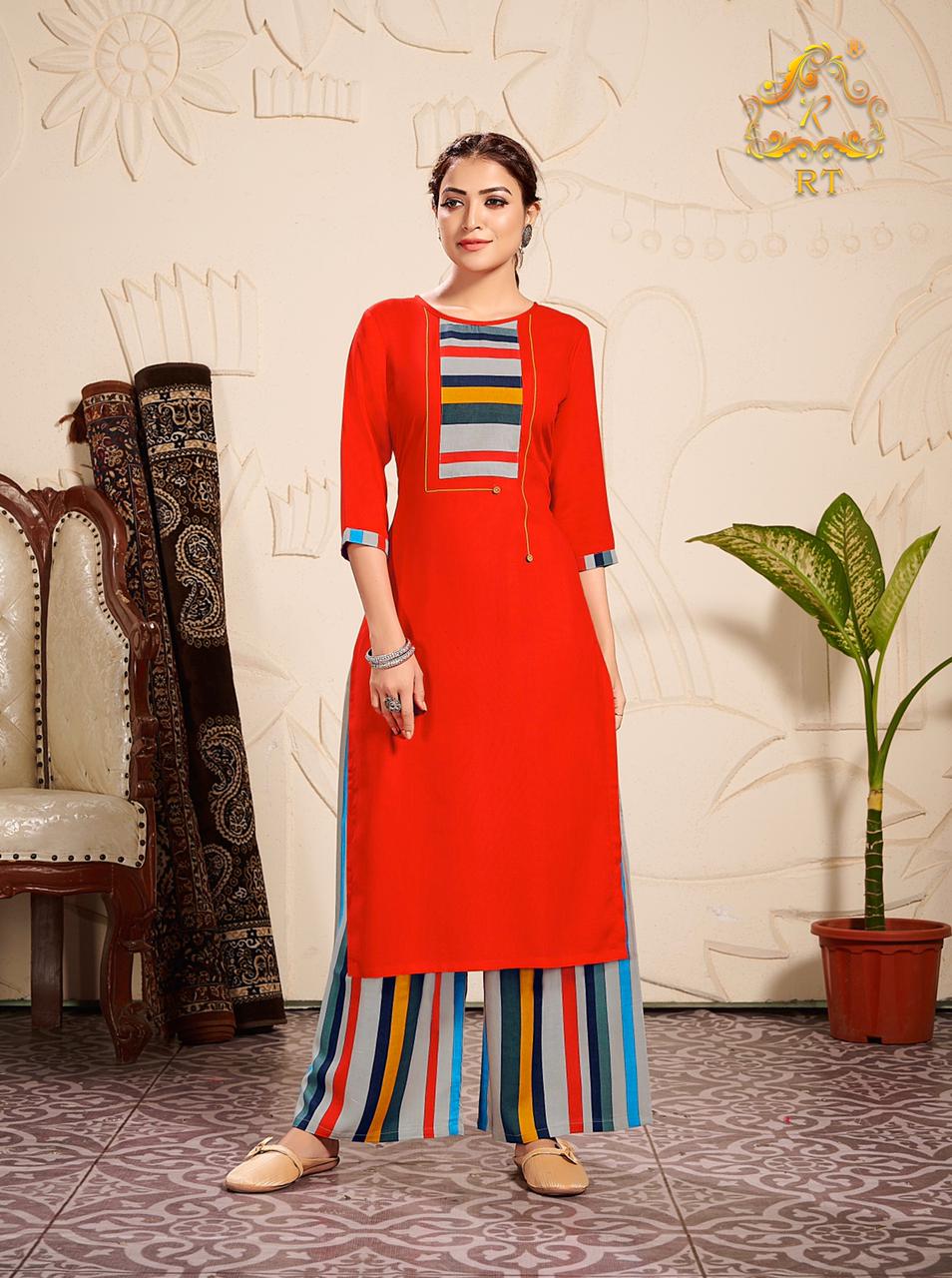 Rt Presents Plazzo Queen Vol 10  Kurti With Bottom Collection