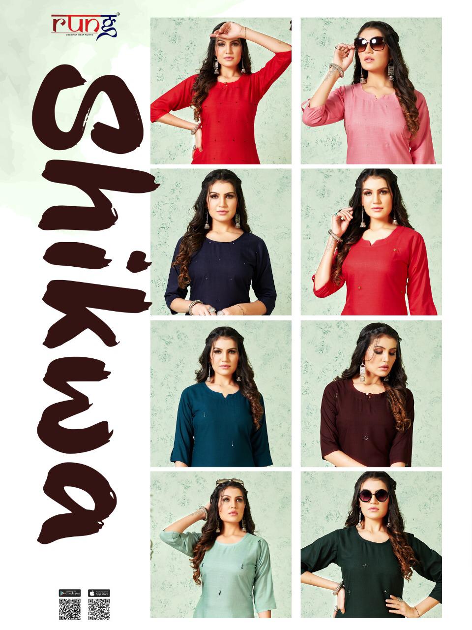 Rung Presents Shikwa Casual Wear Kurti Collection