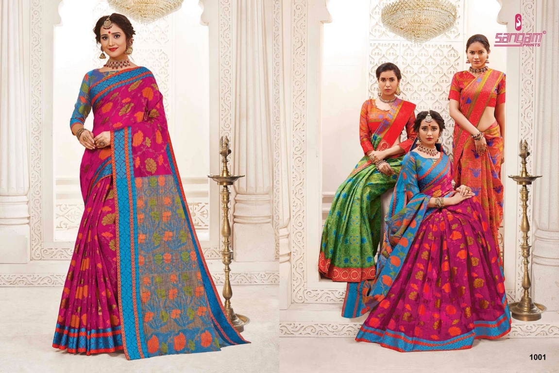 Sangam Presents Rajshahi Handloom Silk Sarees