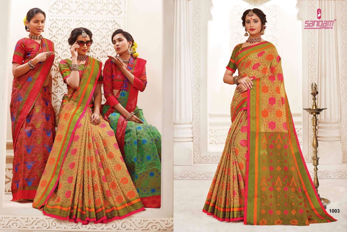 Sangam Presents Rajshahi Handloom Silk Sarees