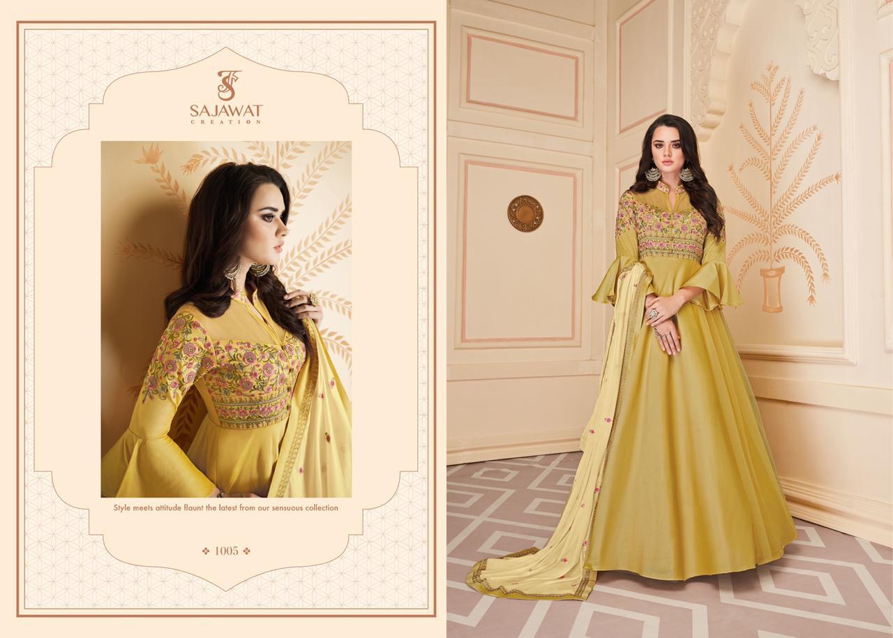 Sajawat Siphora Vol 1 Designer Readymade Long Gown