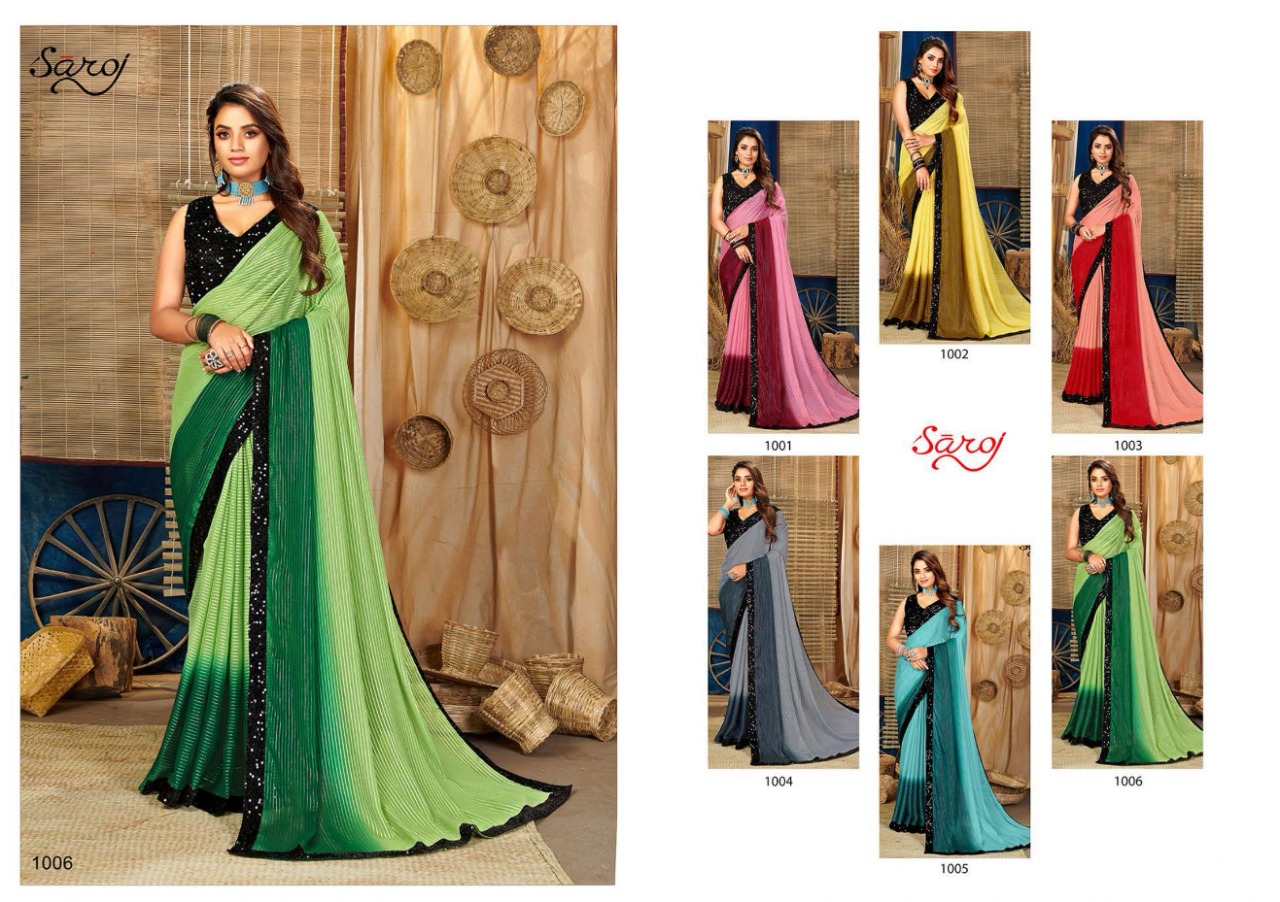 Saroj Presents Bollywood Designer Sarees Collection