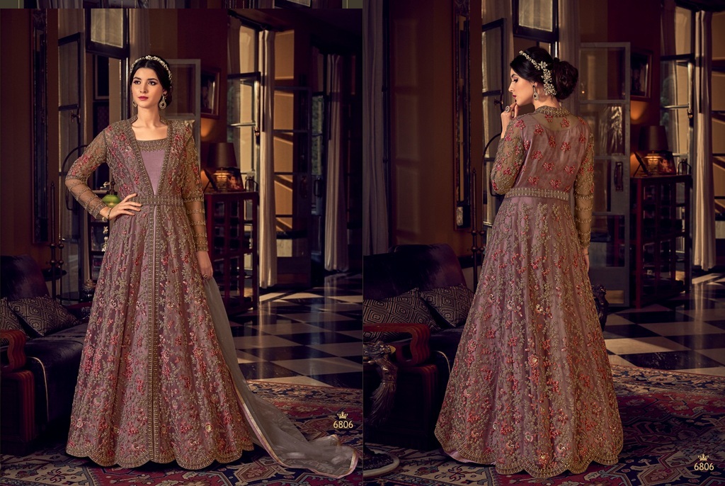 Swagat Snow White 6801 Series Embroidery Salwar Kamez Collection