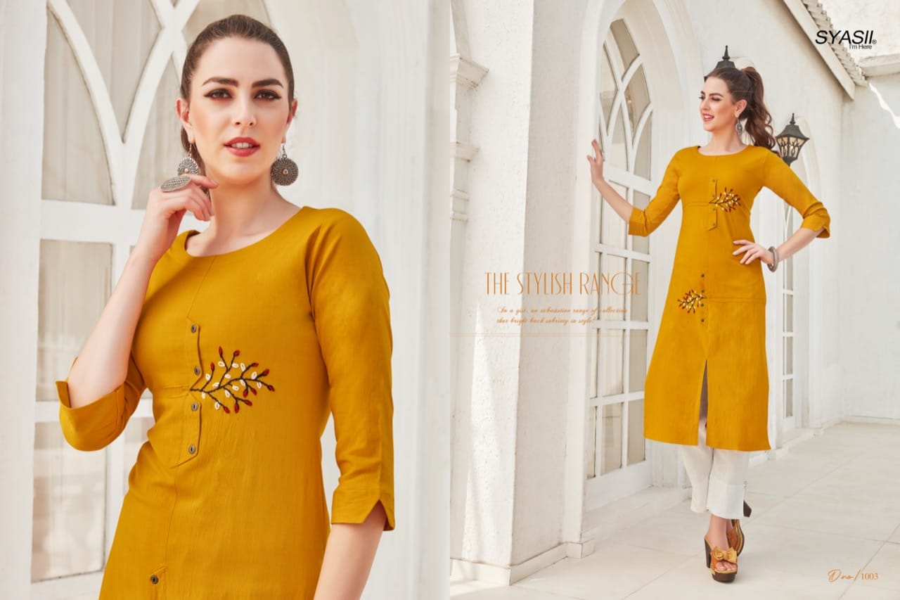 Syasii Presents Ancy Vol 1  Designer Kurtis Collection