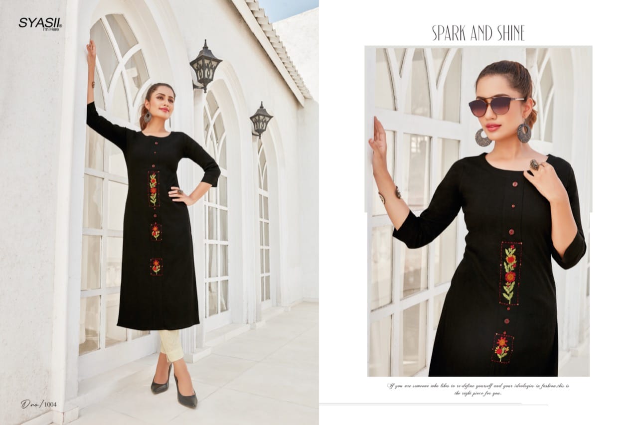 Syasii Presents Ancy Vol 1  Designer Kurtis Collection