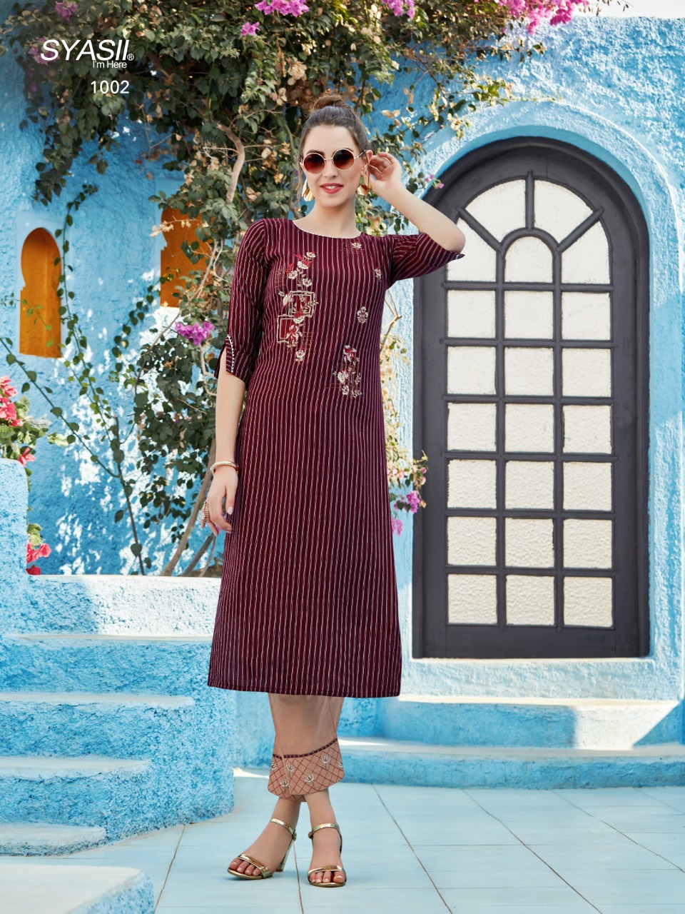 Syasii Presents  Fashion Glamour Fancy Kurti With Bottom Collection