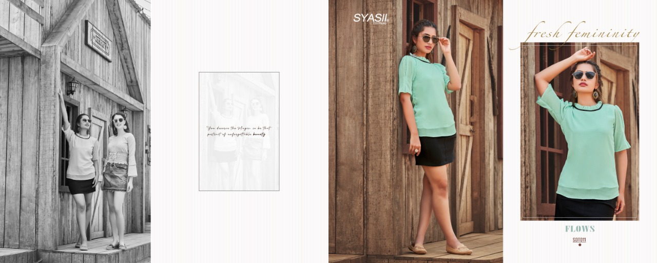 Syasii  Presents Summer Beauty Fancy  Western Ladies Top Collection