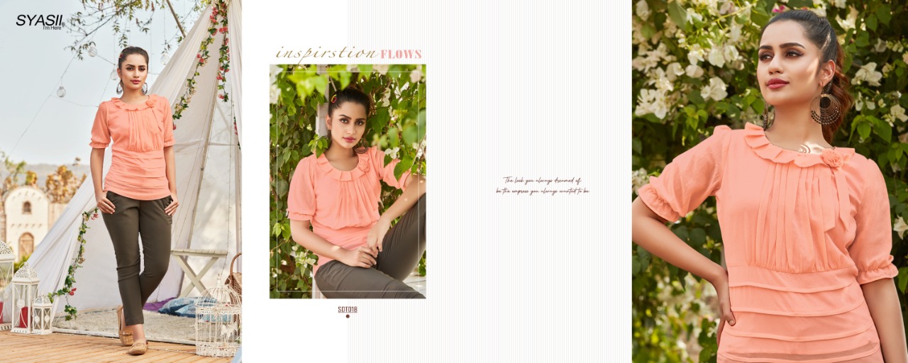 Syasii  Presents Summer Beauty Fancy  Western Ladies Top Collection