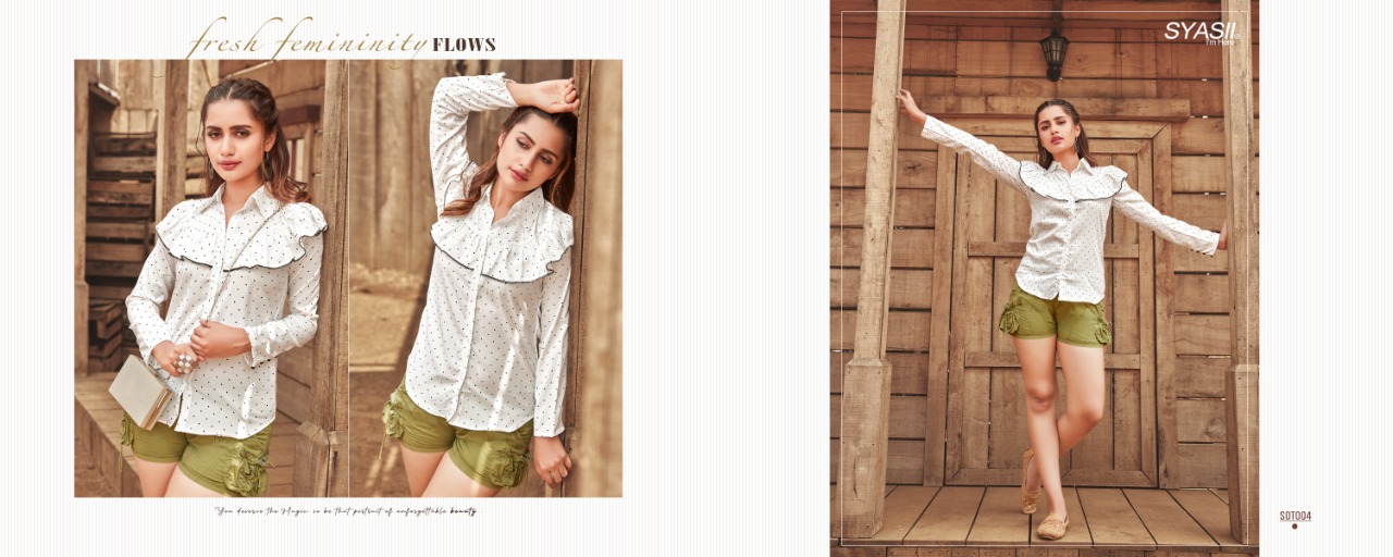 Syasii  Presents Summer Beauty Fancy  Western Ladies Top Collection