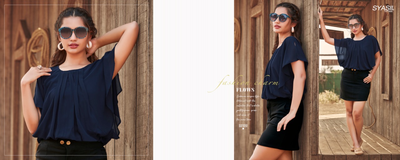 Syasii  Presents Summer Beauty Fancy  Western Ladies Top Collection