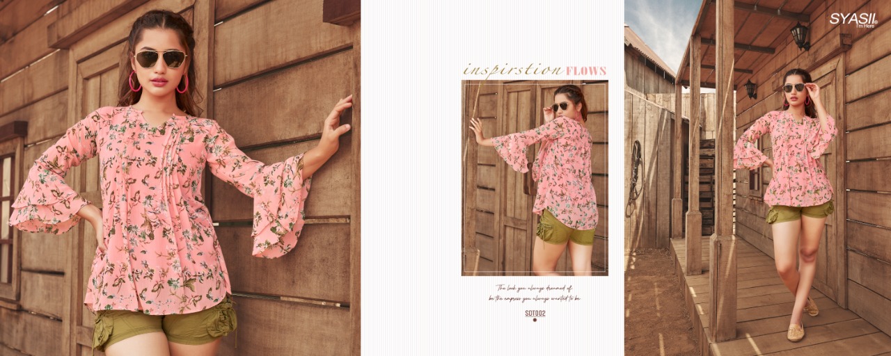 Syasii  Presents Summer Beauty Fancy  Western Ladies Top Collection