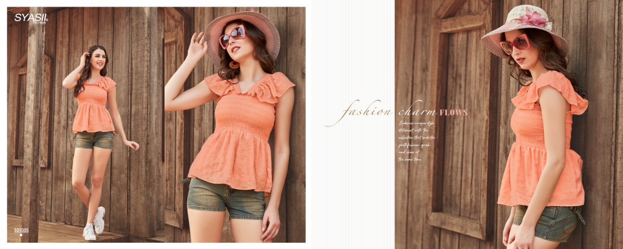 Syasii  Presents Summer Beauty Fancy  Western Ladies Top Collection