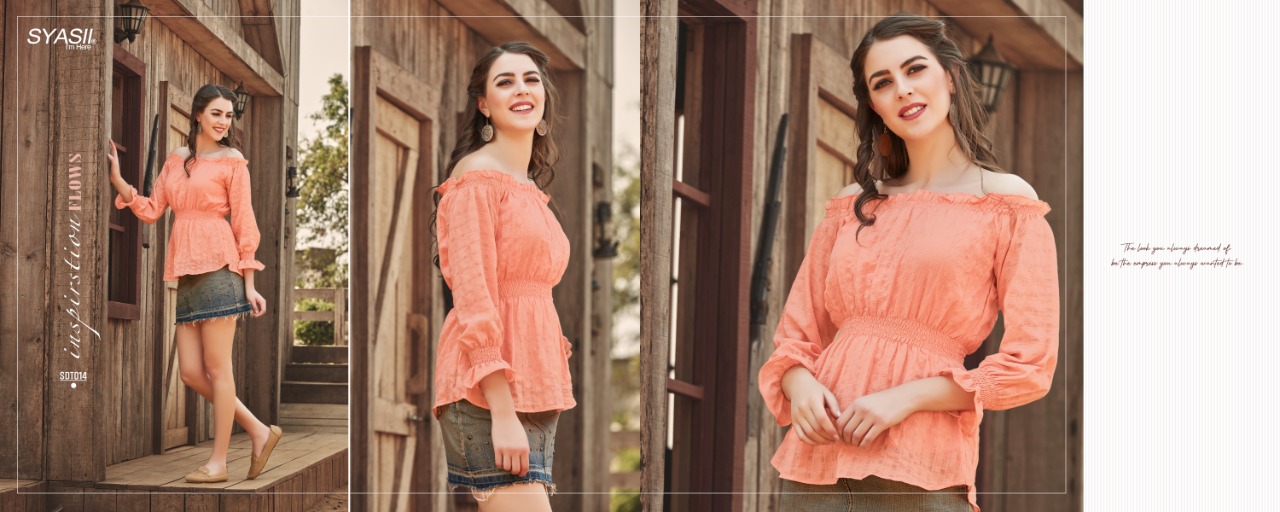 Syasii  Presents Summer Beauty Fancy  Western Ladies Top Collection