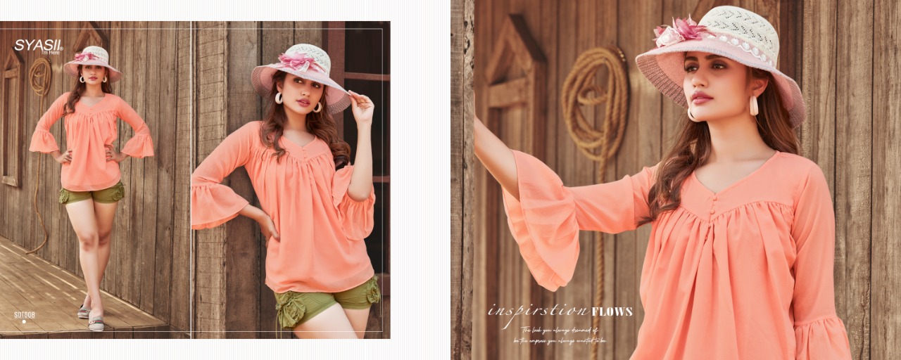 Syasii  Presents Summer Beauty Fancy  Western Ladies Top Collection