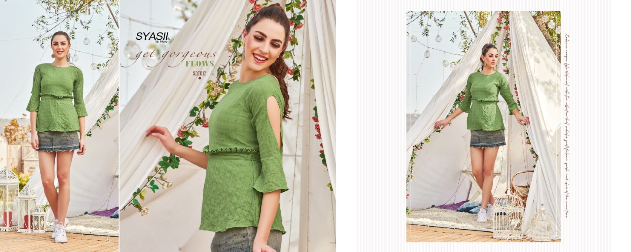 Syasii  Presents Summer Beauty Fancy  Western Ladies Top Collection