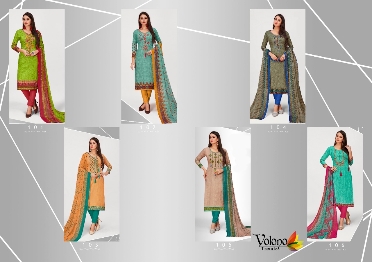 Volono  Presents Rangrez Vol 1 Casual Wear Dress Materials