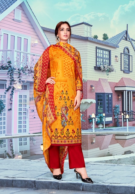 Yashika  Presents  Riana Vol 4 Karachi Dress Material