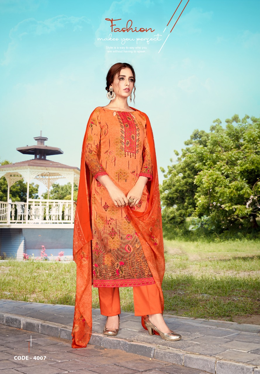 Yashika  Presents  Riana Vol 4 Karachi Dress Material