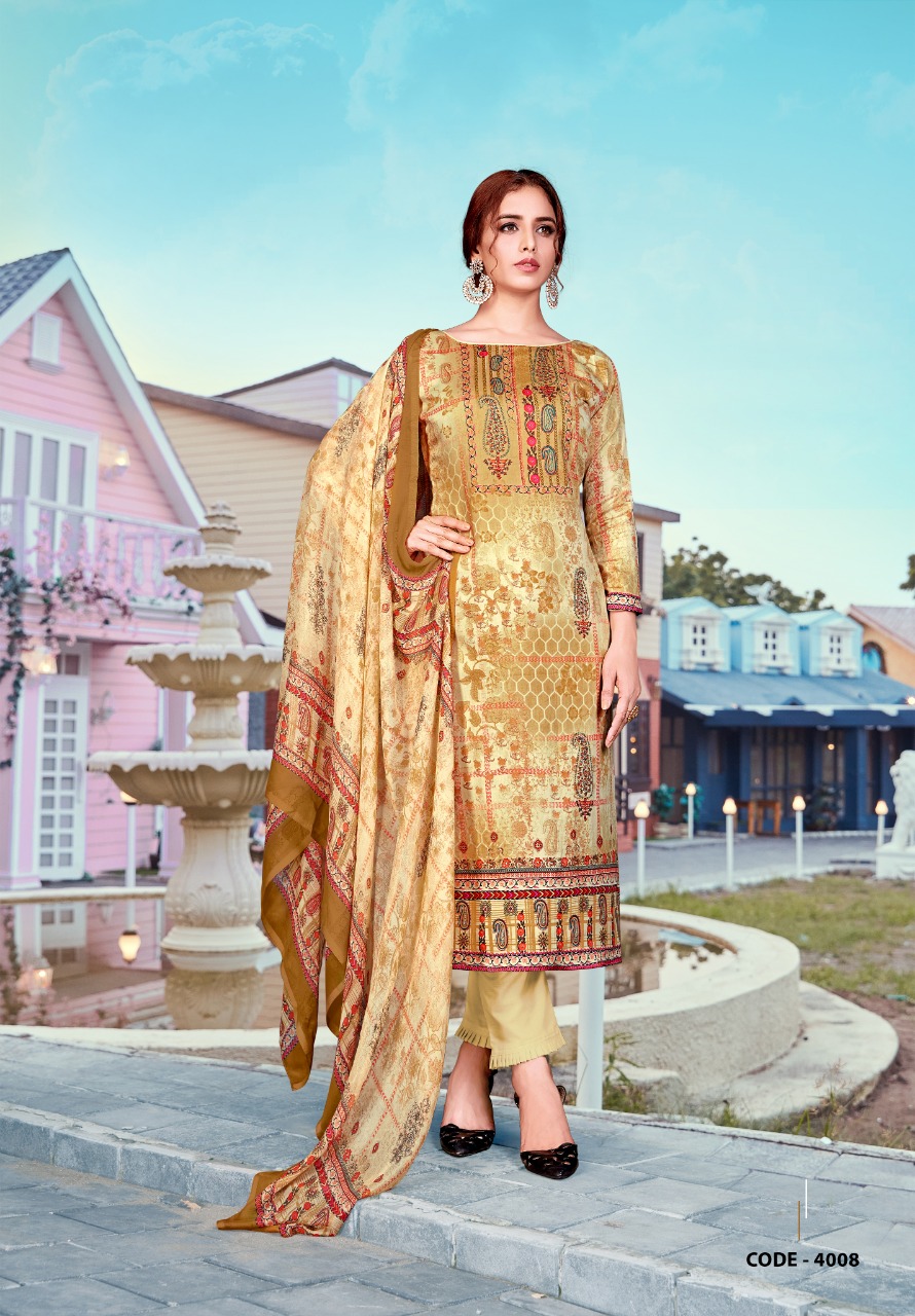 Yashika  Presents  Riana Vol 4 Karachi Dress Material