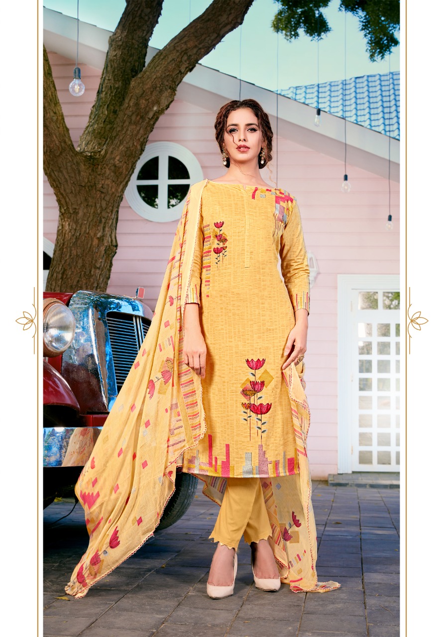 Yashika  Presents  Riana Vol 4 Karachi Dress Material