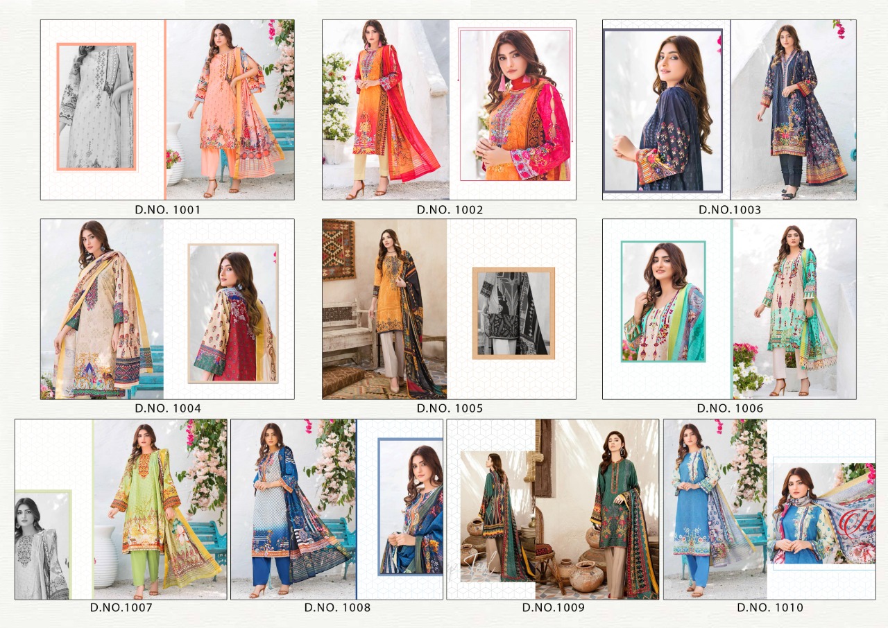 Yashika Presents  Mohterma Vol  1   Karachi Dress Material