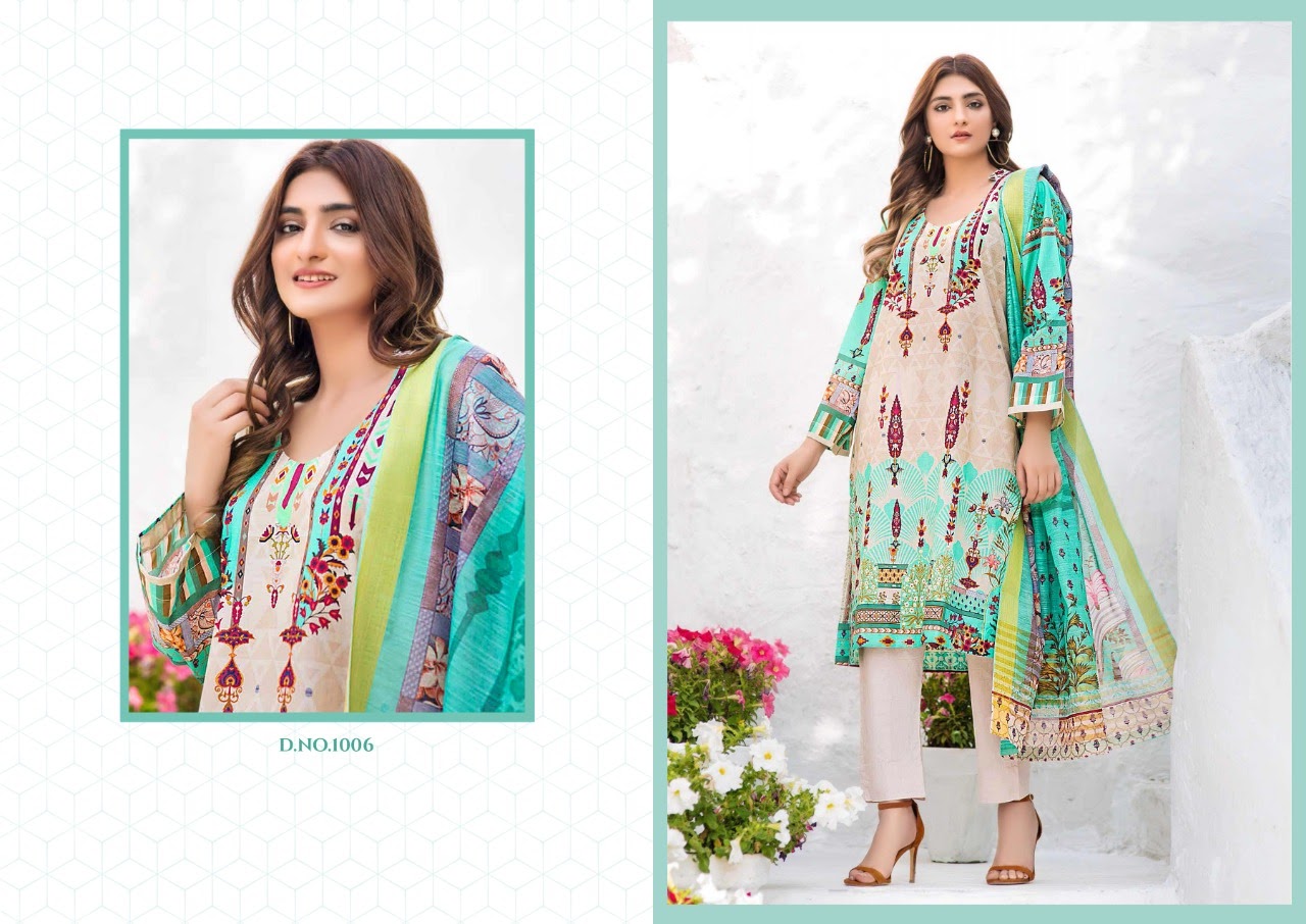 Yashika Presents  Mohterma Vol  1   Karachi Dress Material