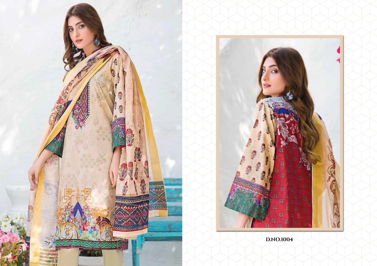 Yashika Presents  Mohterma Vol  1   Karachi Dress Material