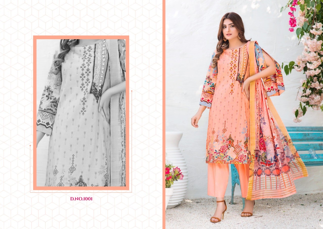 Yashika Presents  Mohterma Vol  1   Karachi Dress Material