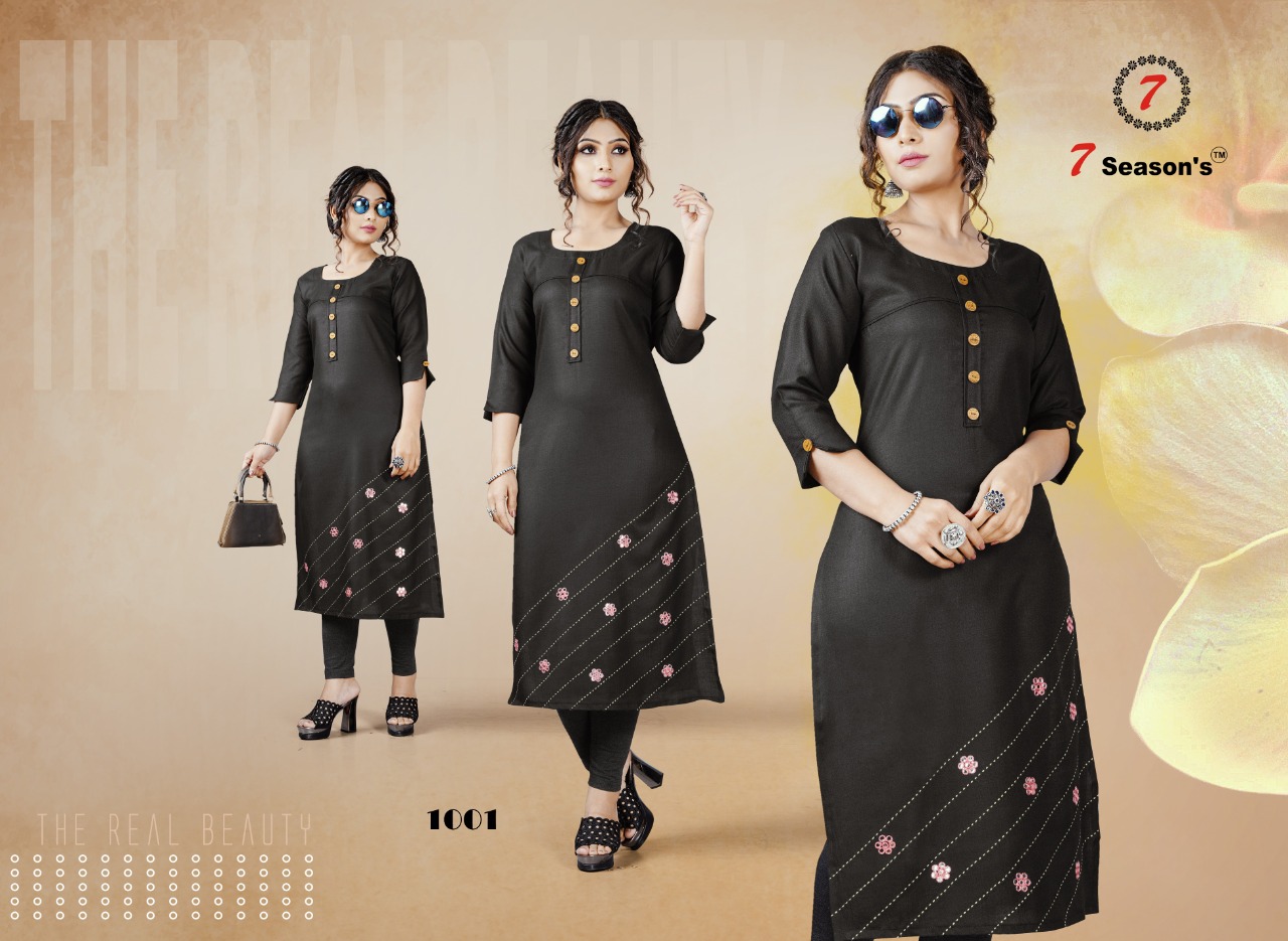 7season's Harmony Cotton Kurtis Wholesale In Surat