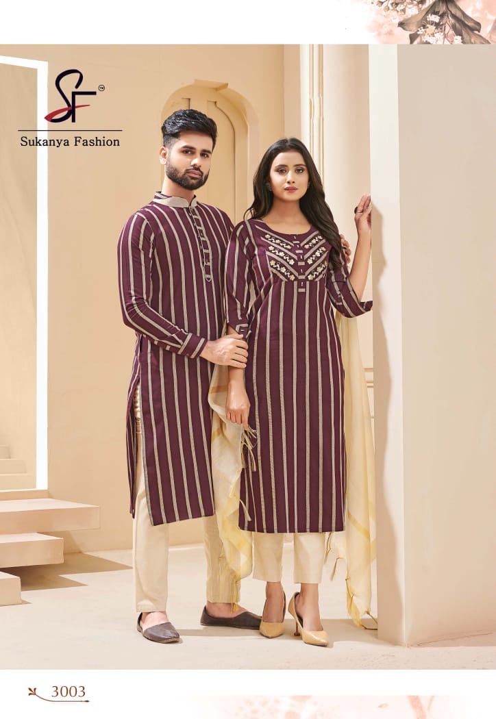 Royal Couple Vol 3 Latest Designer Combo Of Kurtas & Kurtis Online