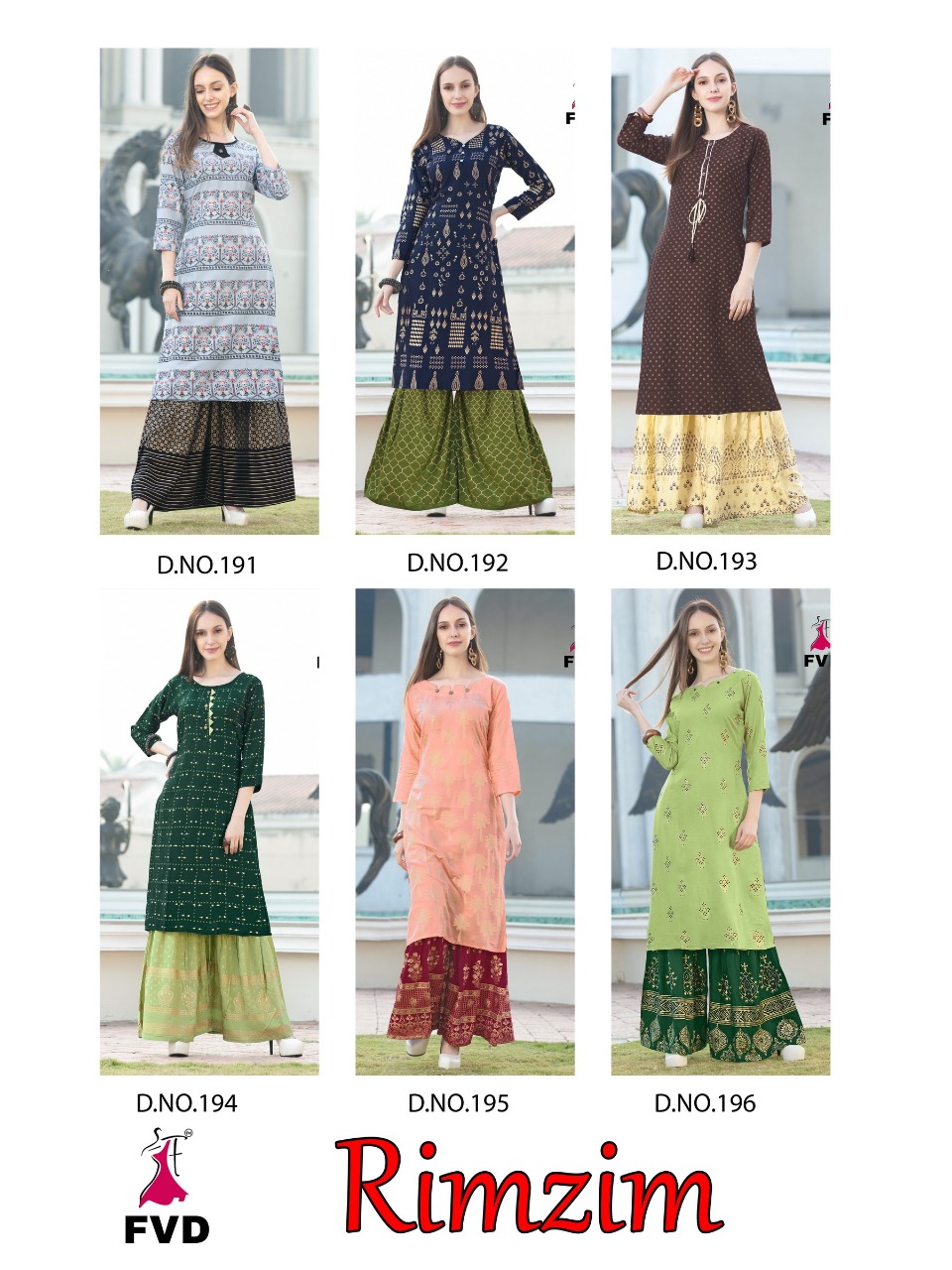 Fvd  Rimzim  New Catalogue For Kurti With Sharara Buy Best Stylish Shararas Online In India