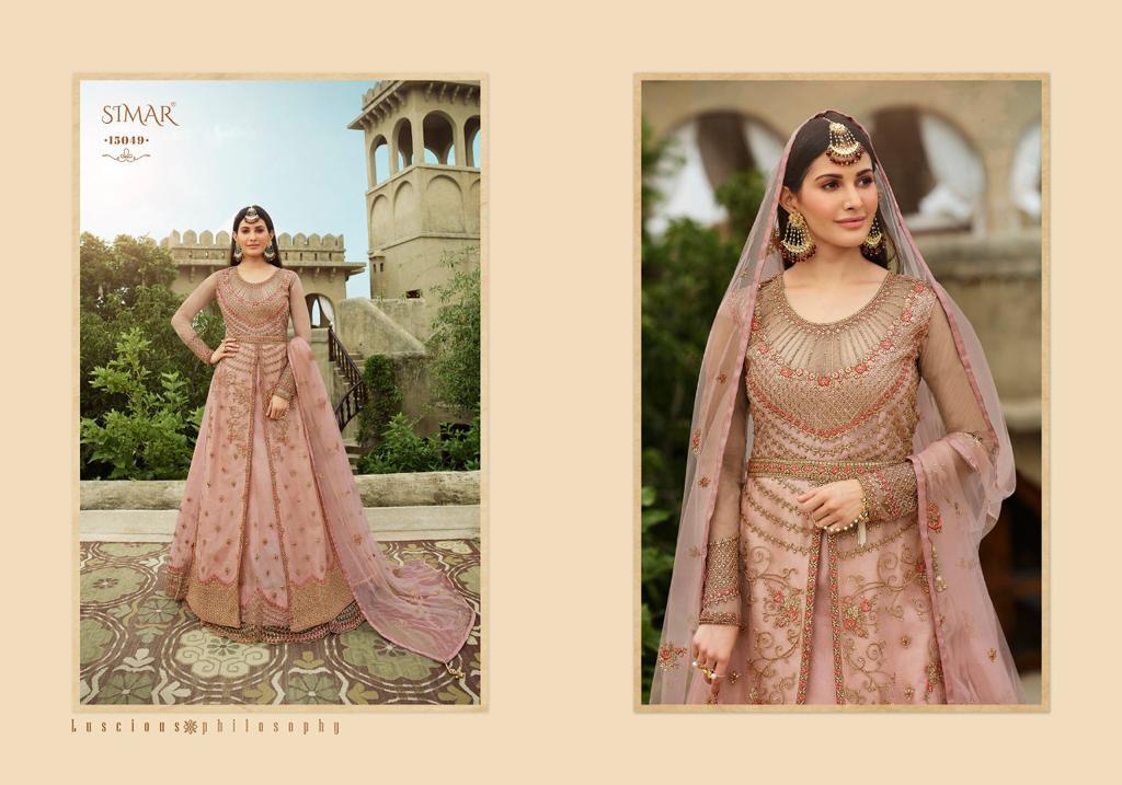 Glossy Simar Myro Amayra 15048 Series  Wedding Wear Salwar Kameez