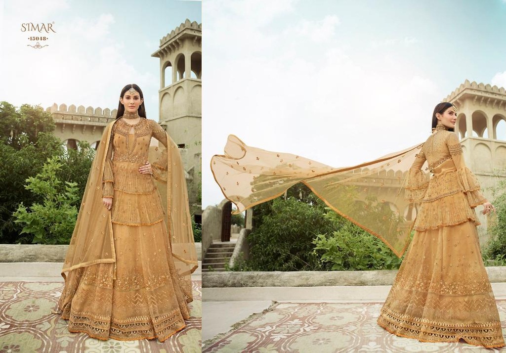 Glossy Simar Myro Amayra 15048 Series  Wedding Wear Salwar Kameez