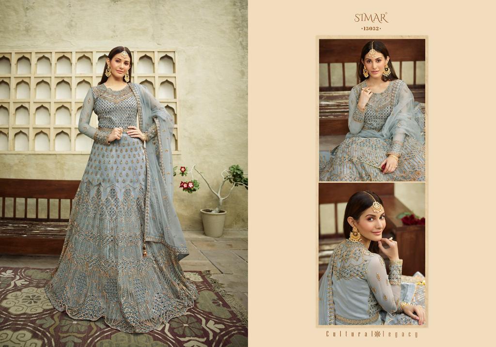 Glossy Simar Myro Amayra 15048 Series  Wedding Wear Salwar Kameez