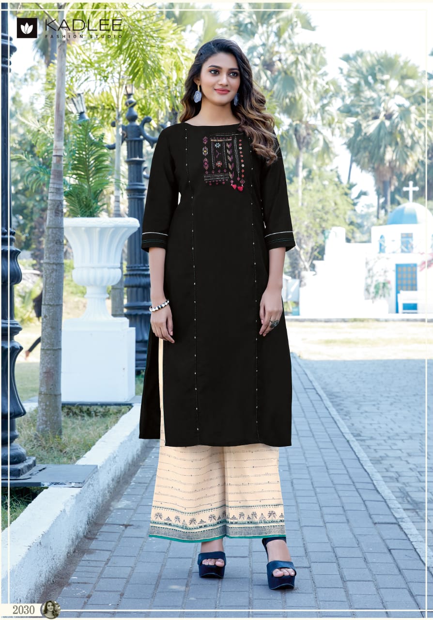 Kadlee Pankh Vol 4 Wholesale Price Palazzo Kurtis In Surat