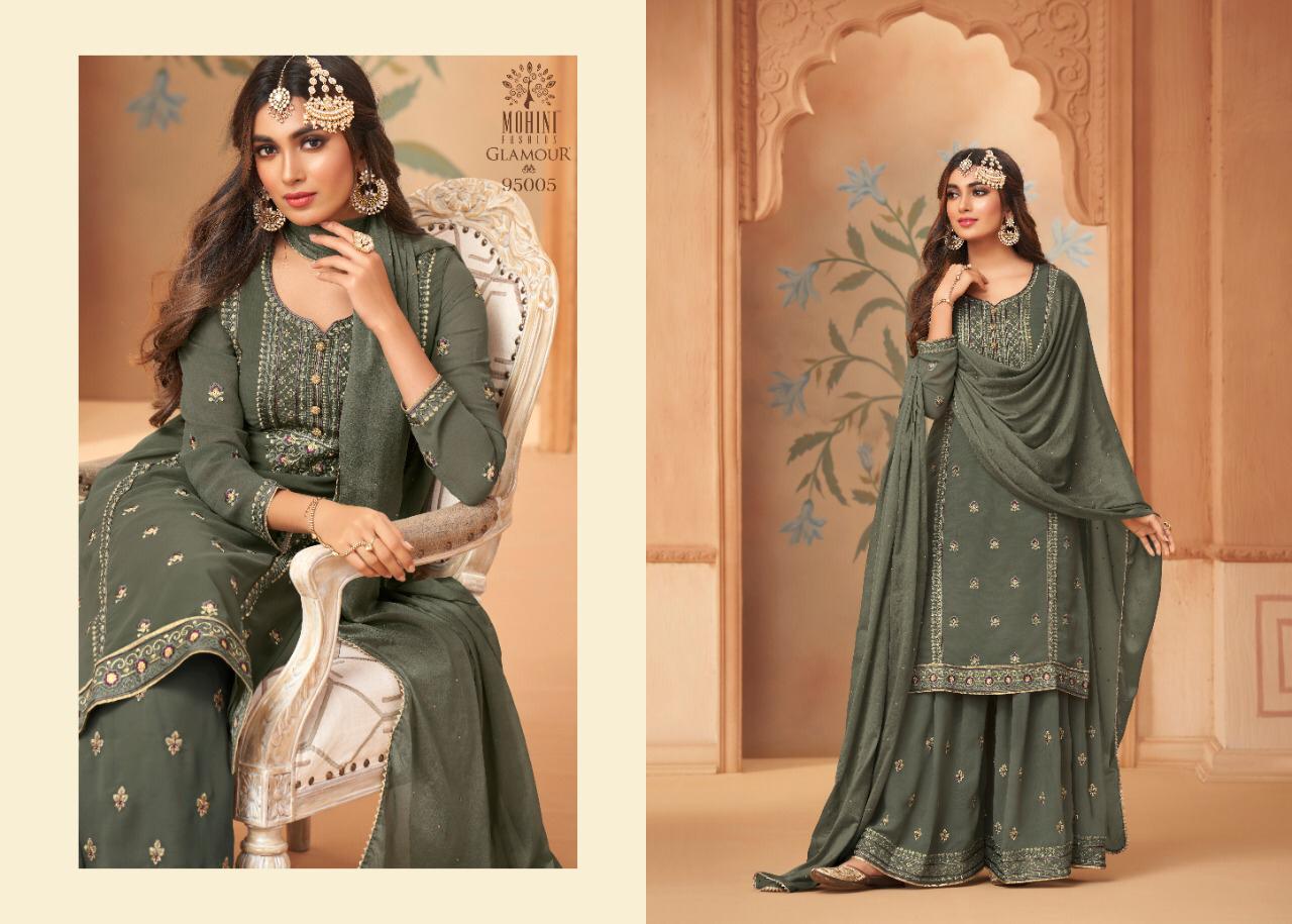 Mohini  Presents  Glamour Vol 95 Exclusive Designer Festive Wear Salwar Suits Catalog