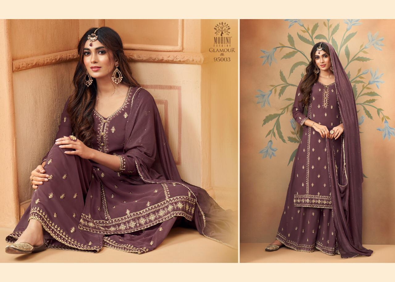 Mohini  Presents  Glamour Vol 95 Exclusive Designer Festive Wear Salwar Suits Catalog