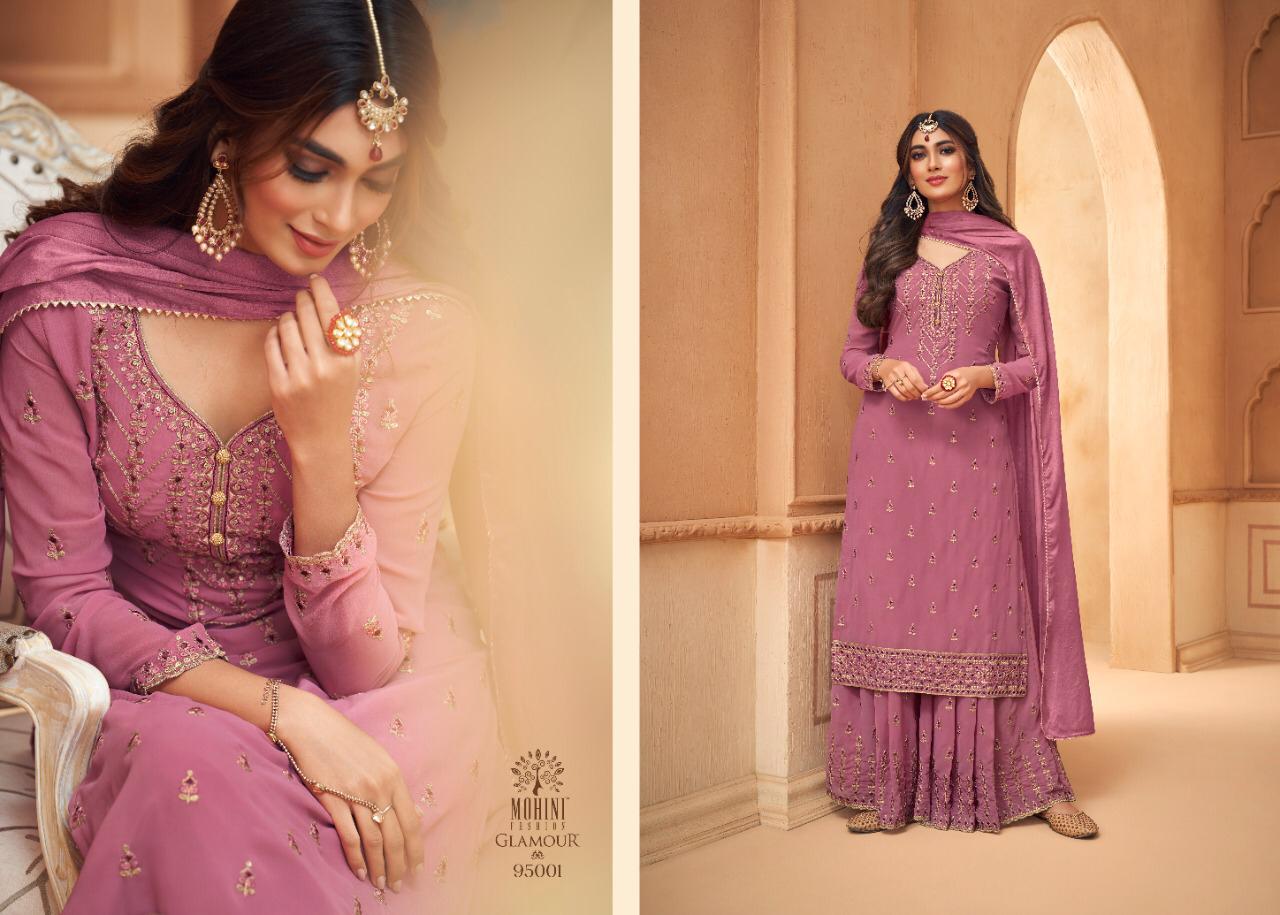 Mohini  Presents  Glamour Vol 95 Exclusive Designer Festive Wear Salwar Suits Catalog