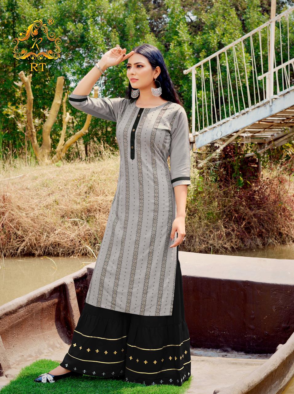 Rijiya Trends Surmaee Vol 2 Sharara Women's Kurtis Best Stylish