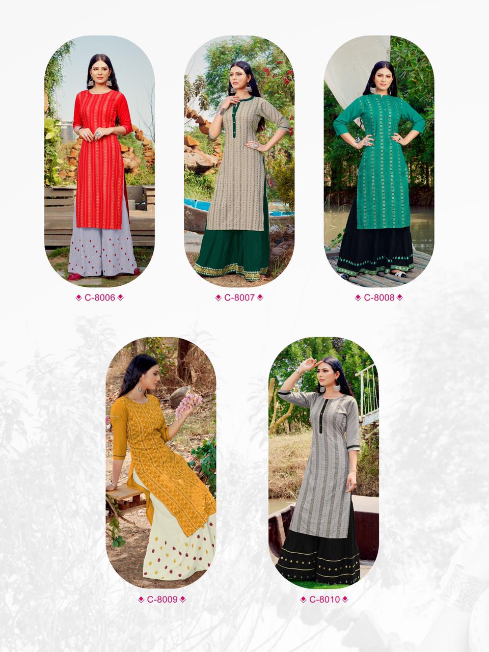 Rijiya Trends Surmaee Vol 2 Sharara Women's Kurtis Best Stylish